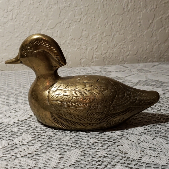 Brass Mandarin duck - Picture 2 of 5